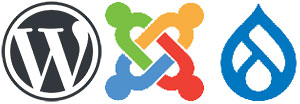 wordpress-joomla-drupal